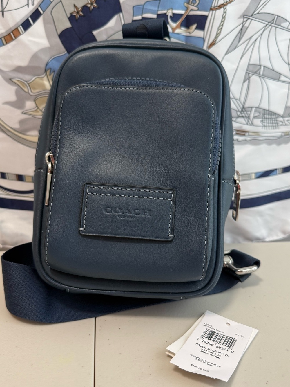 Coach Racer Leather Sling Pack NWOT